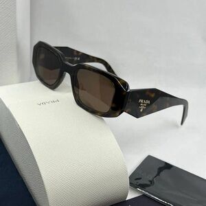 Prada sunglasses pr 17ws case both hard and soft case new never used authentic